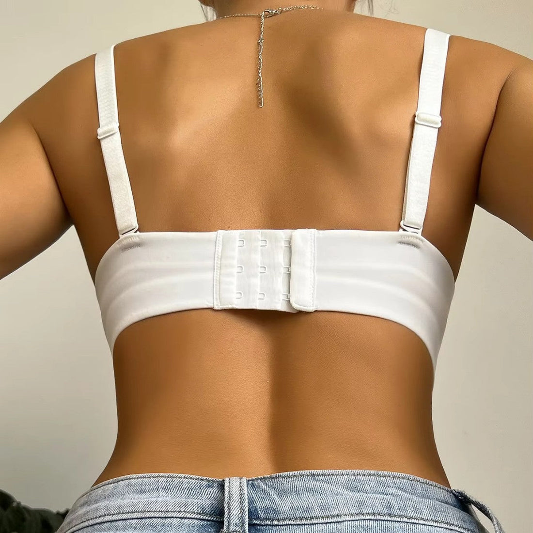 Women's Seamless Anti-Slip Gathered Comfort Bra