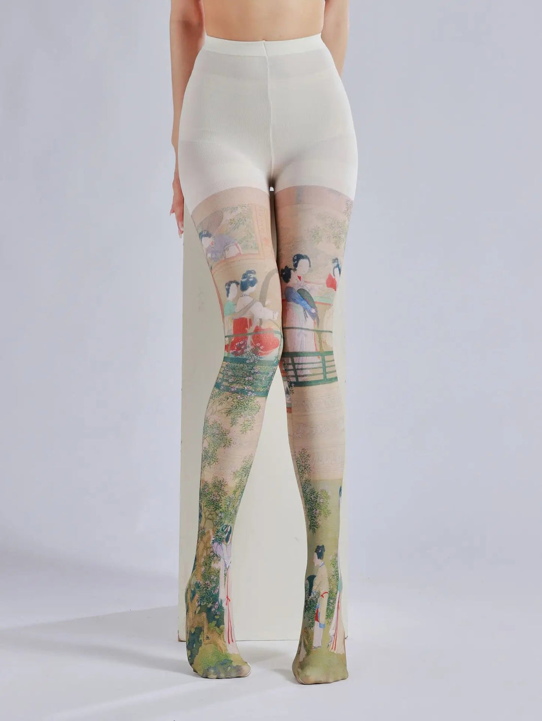 Stylish and Retro The Allure of Pattern Printed Pantyhose in Modern Fashion Classyfashion24.com