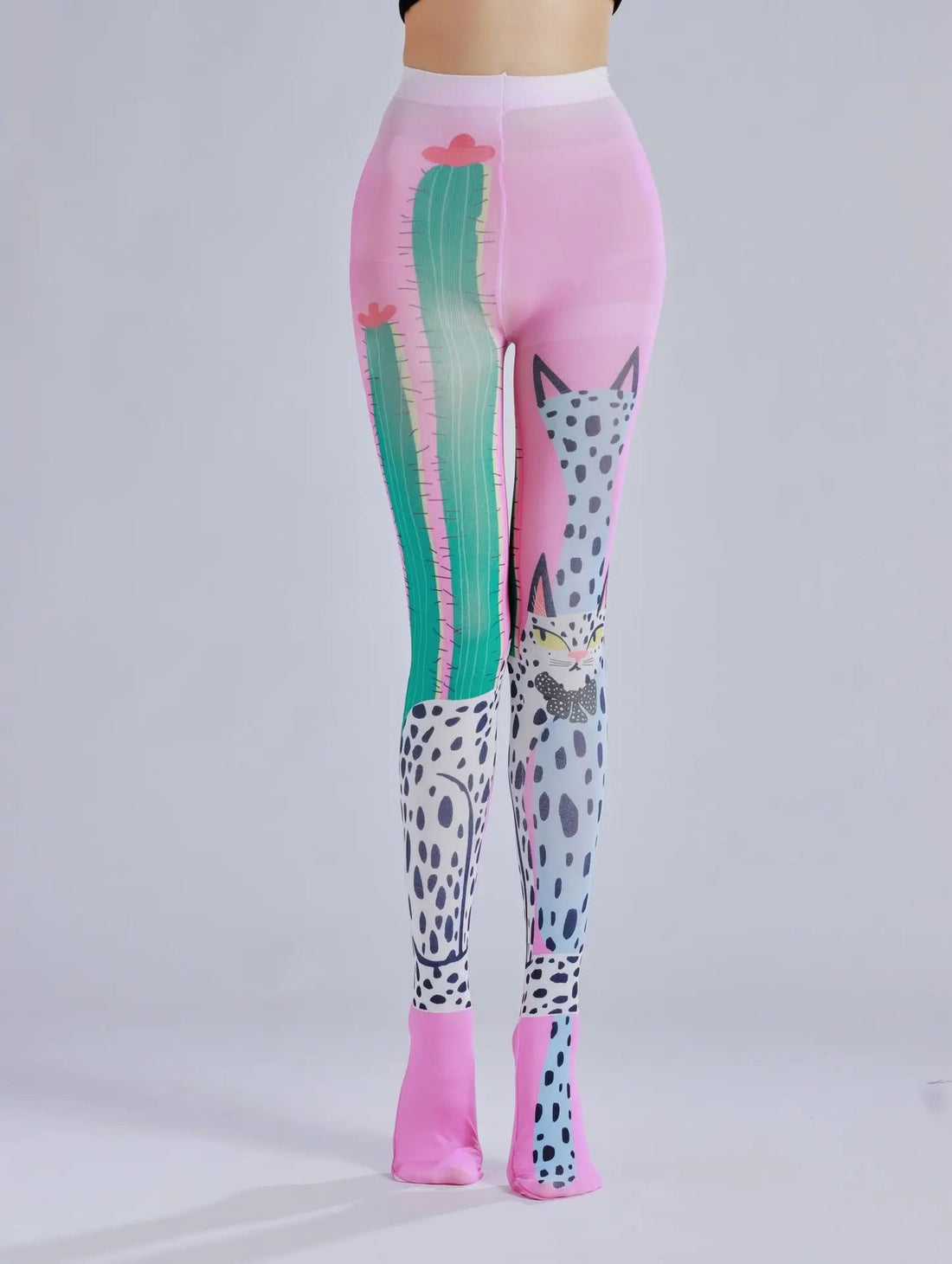 Exploring the Perfect Statement Accessory How Cactus-Leopard Print Pantyhose Combines Style and Personalization Classyfashion24.com