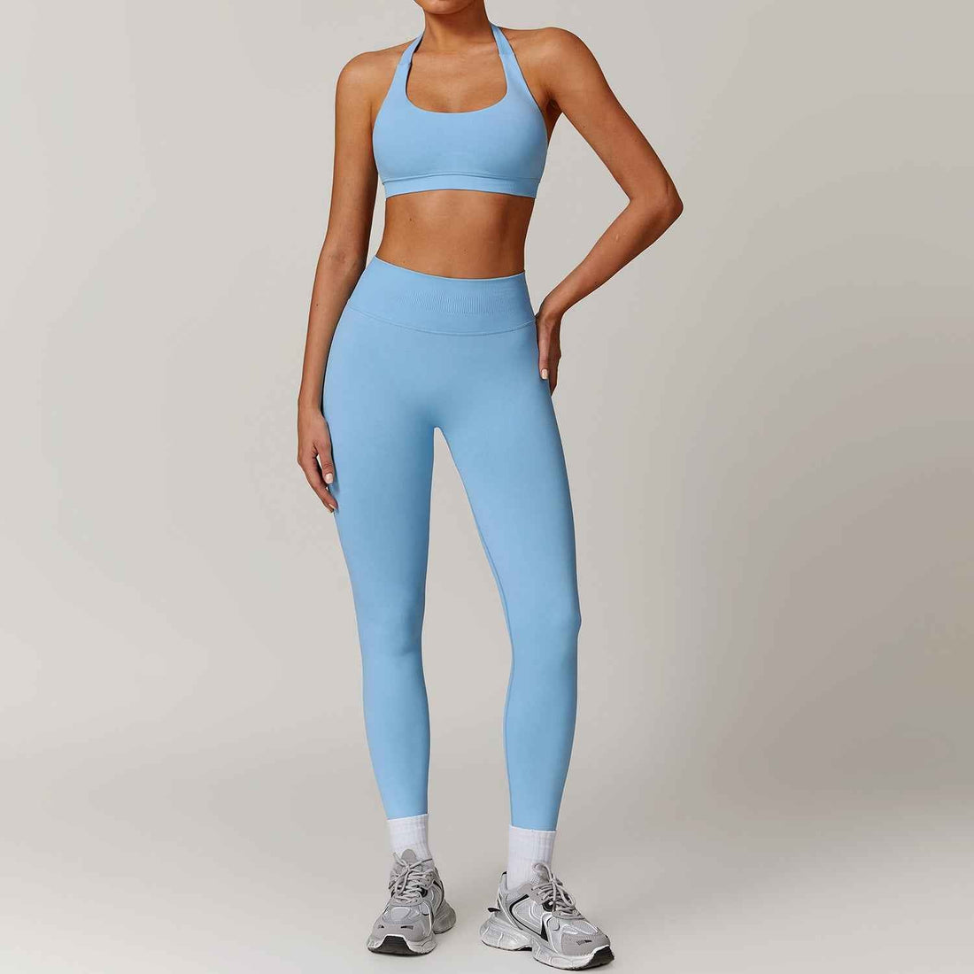 Why the Hanging Neck Bra and Pants Yoga Set is a Game Changer for Your Fitness Routine Classyfashion24.com