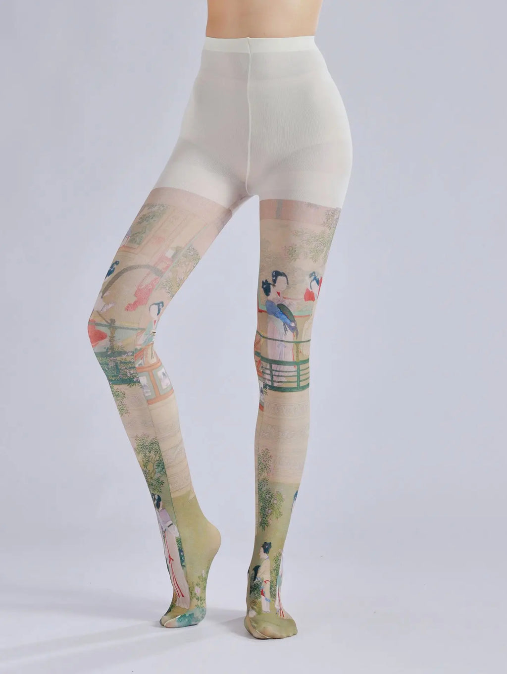 Pattern Printed Pantyhose – Retro and Personalized Bottom Socks