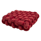 Seat cushion square woven pillow household plush cushion sofa bay window decorative pad