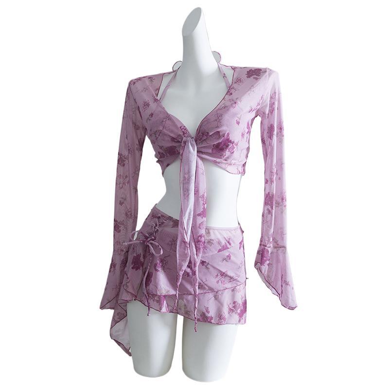 Separate Four-Piece Swimwear for Women, Plus Size - Classyfashion24.com