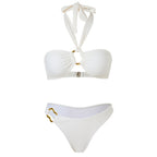 Strapless split swimsuit for women - Classyfashion24.com