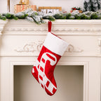 Snowflake Christmas Socks Gift Bags
