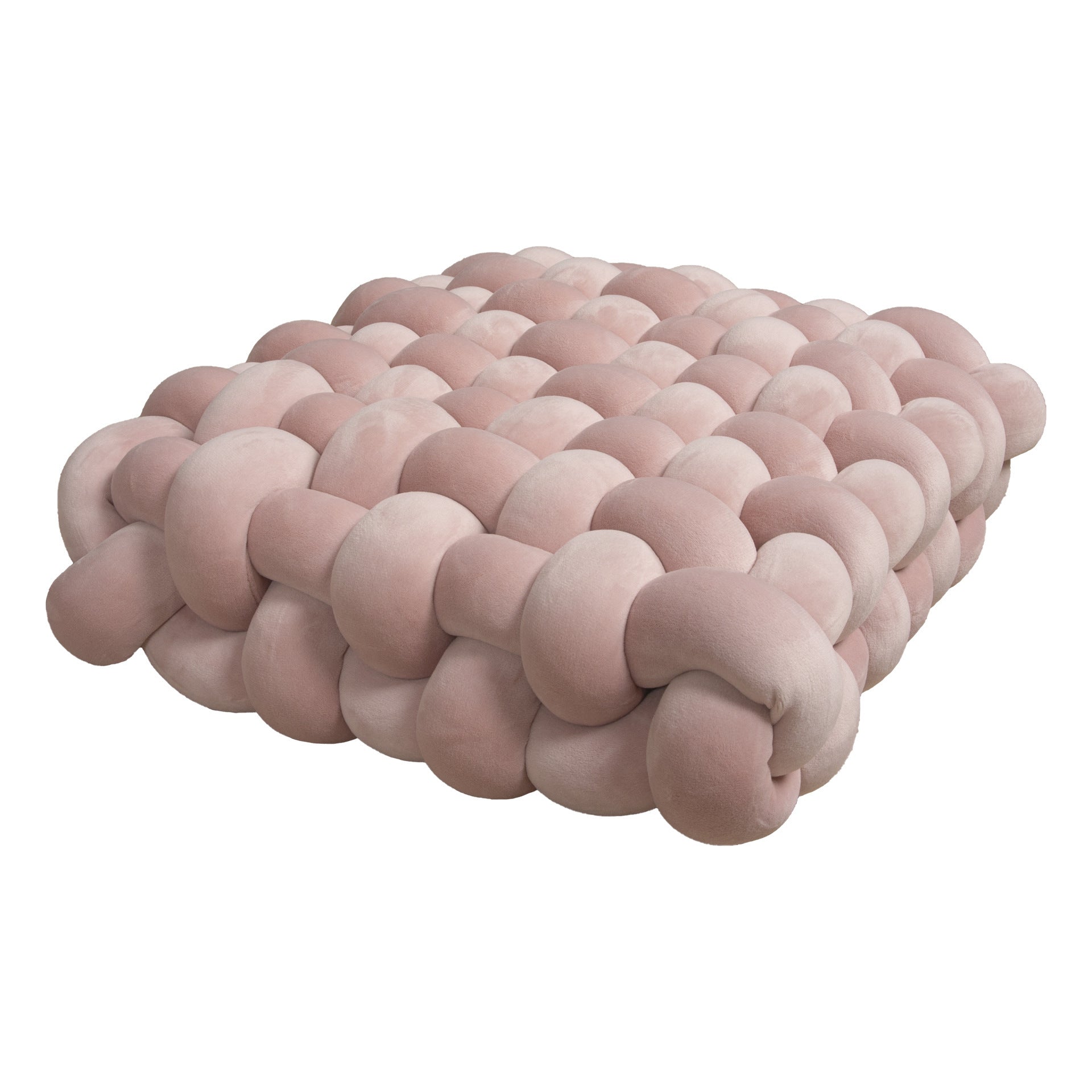 Seat cushion square woven pillow household plush cushion sofa bay window decorative pad