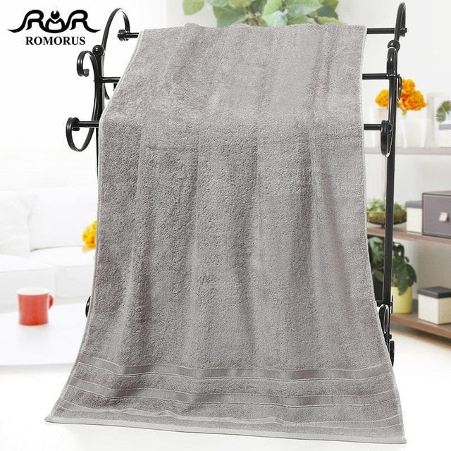 ROMORUS Bamboo Fiber Bath Towel Set