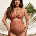 Conservative One-Piece Floral Pattern Comfortable Quick-Dry Swim Suit - Classyfashion24.com