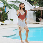 Hollow Crochet Beach Cover-Up Dress