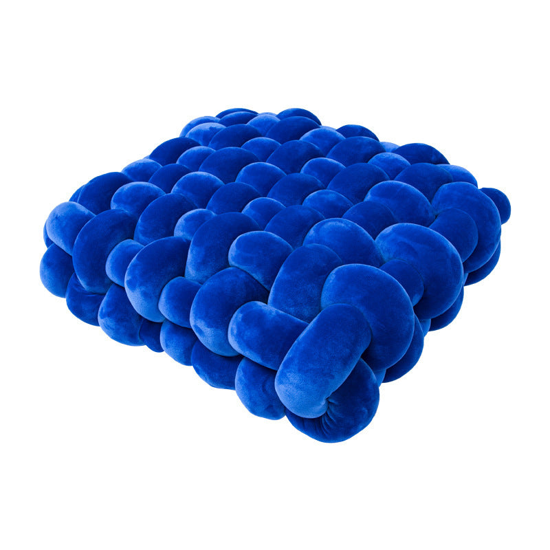 Seat cushion square woven pillow household plush cushion sofa bay window decorative pad