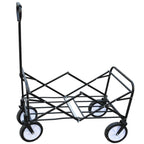 Heavy Duty Folding Utility Wagon – Collapsible All-Terrain Garden & Beach Cart