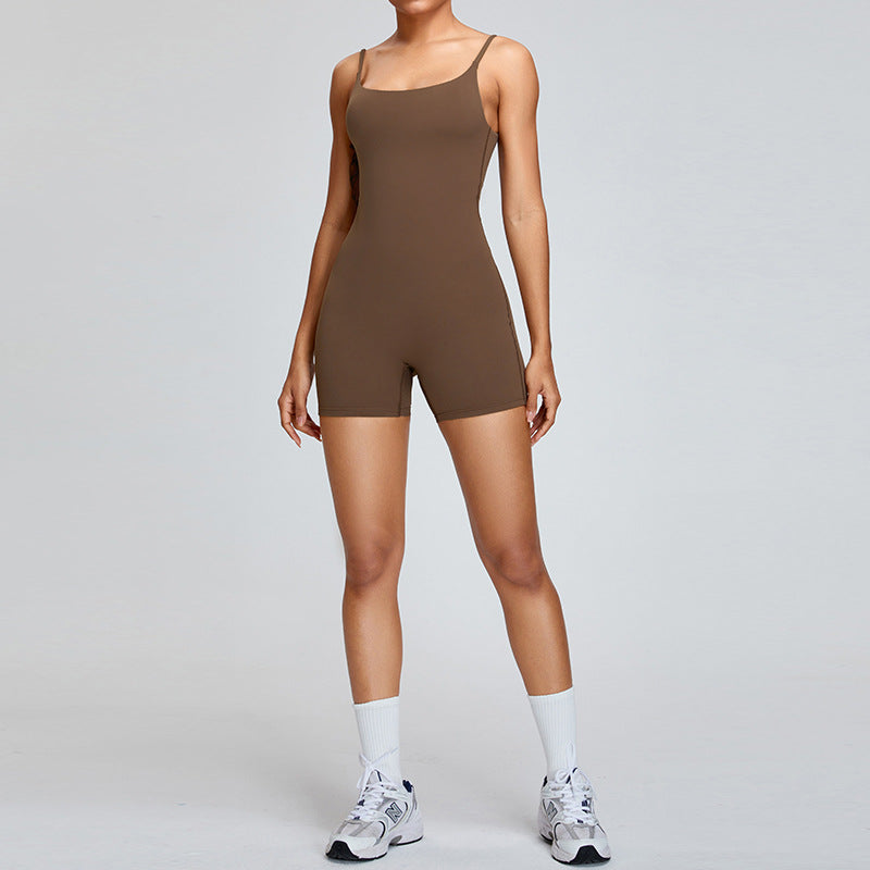 Nude Yoga Camisole Jumpsuit for Women