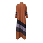 Windbreaker jacket for women with a high-end feel loose fit in large size and tied Muslim robe - Classyfashion24.com