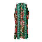 Folded Muslim New Robe Versatile Long sleeved Coat Coat Coat Cloak Printed Women's Fashion - Classyfashion24.com