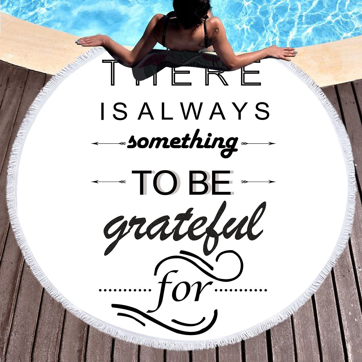 Round 3D-Print Beach Towel Tapestry – Style 1 - Classyfashion24.com