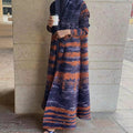 Printed plus size dress for women Middle Eastern Muslim fashion cardigan robe - Classyfashion24.com