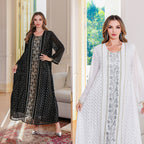 Muslim Long Robe Dress Middle Eastern Clothing  Long Sleeve Gown - Classyfashion24.com