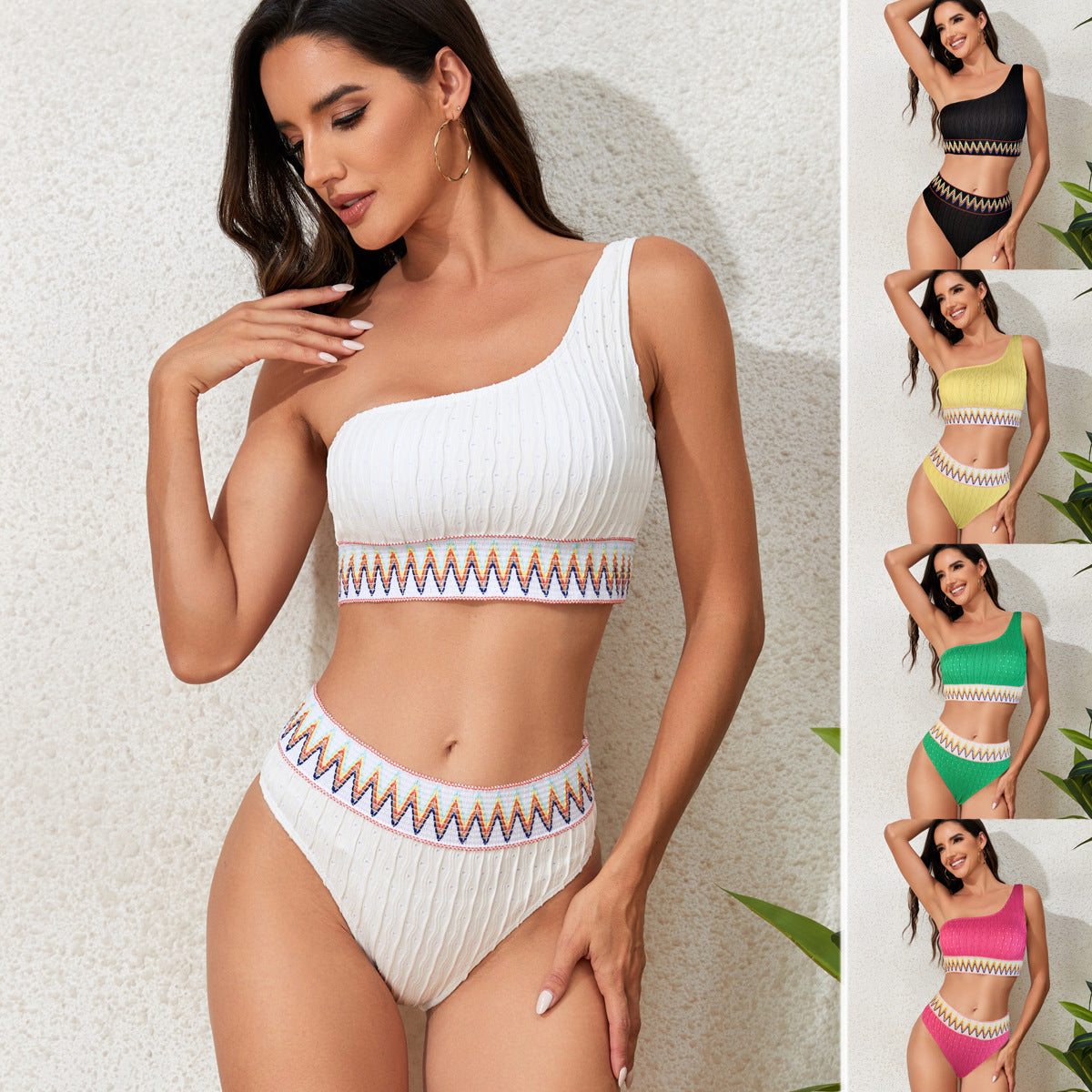 Split shoulder bikini - Classyfashion24.com