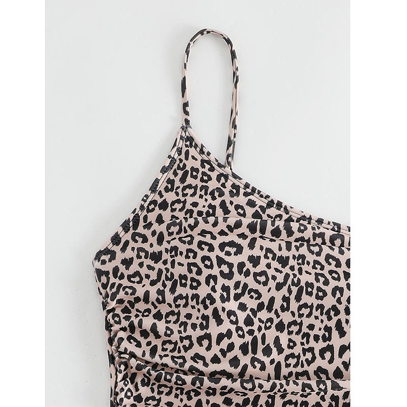 Leopard print one-piece swimsuit - Classyfashion24.com