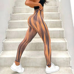 Dyed Aurora High-Waisted Seamless Yoga Pants Tummy Control Fitted Workout Leggings Fitness Pants - Classyfashion24.com