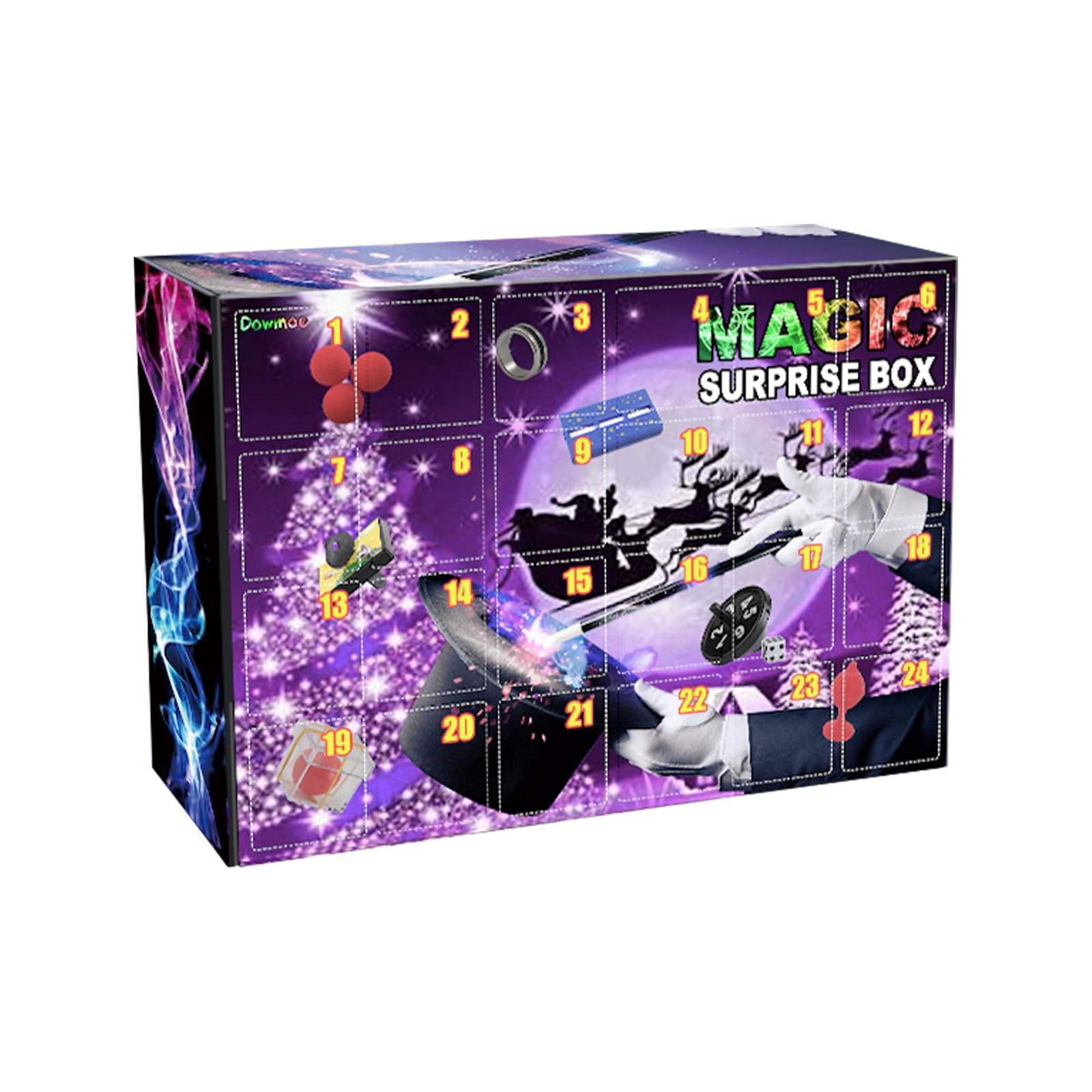 Magic Decompression Blind Box Christmas Spirit Gift Magic Props Blind Box Magic Toys Fun Blind Box