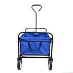 Heavy Duty Folding Utility Wagon – Collapsible All-Terrain Garden & Beach Cart