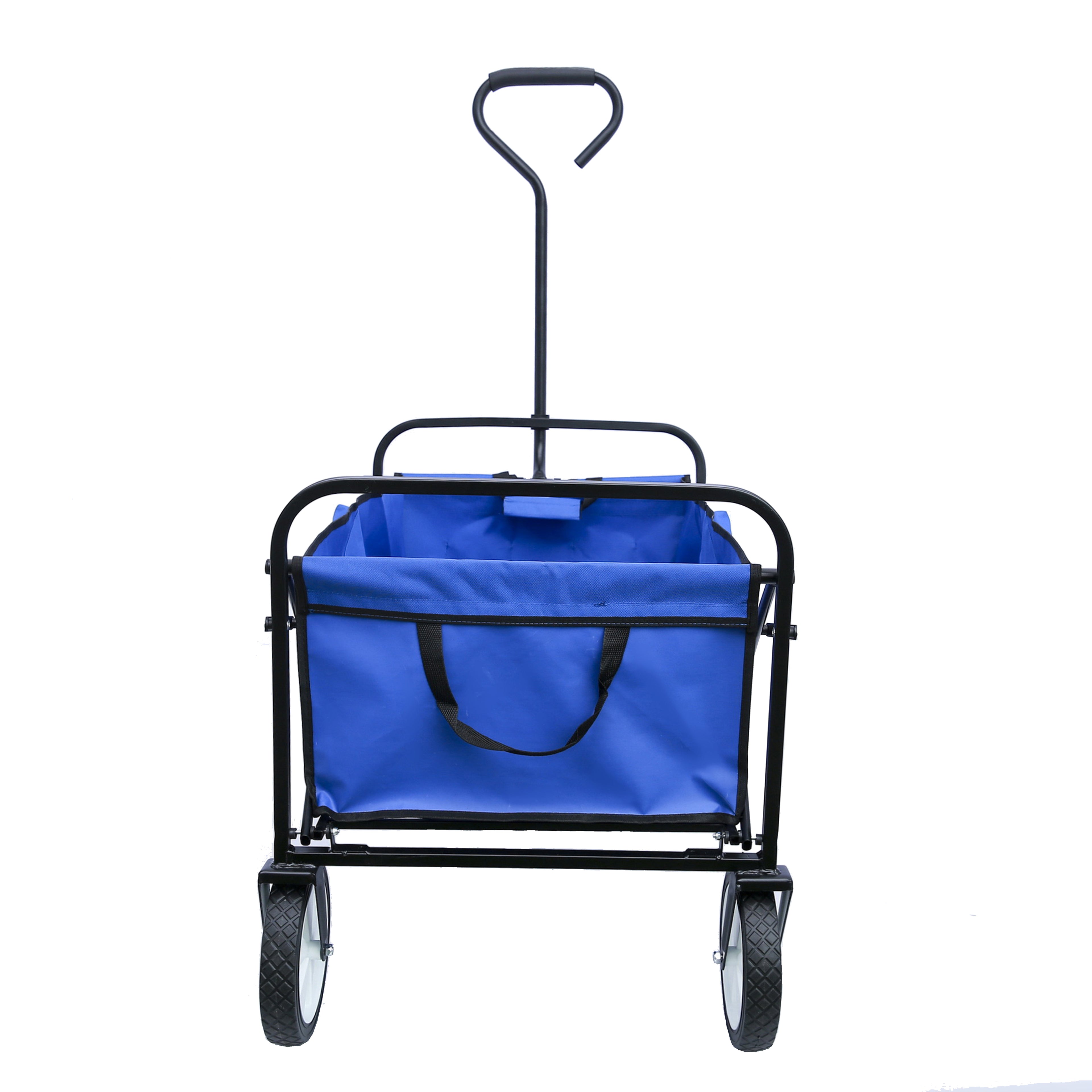 Heavy Duty Folding Utility Wagon – Collapsible All-Terrain Garden & Beach Cart