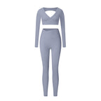 High-Waist Shaping Yoga Suit Set for Women - Classyfashion24.com