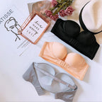 Oxygen Bra for Women by classyfashionz, featuring strapless anti-slip designs in black, peach, and gray.