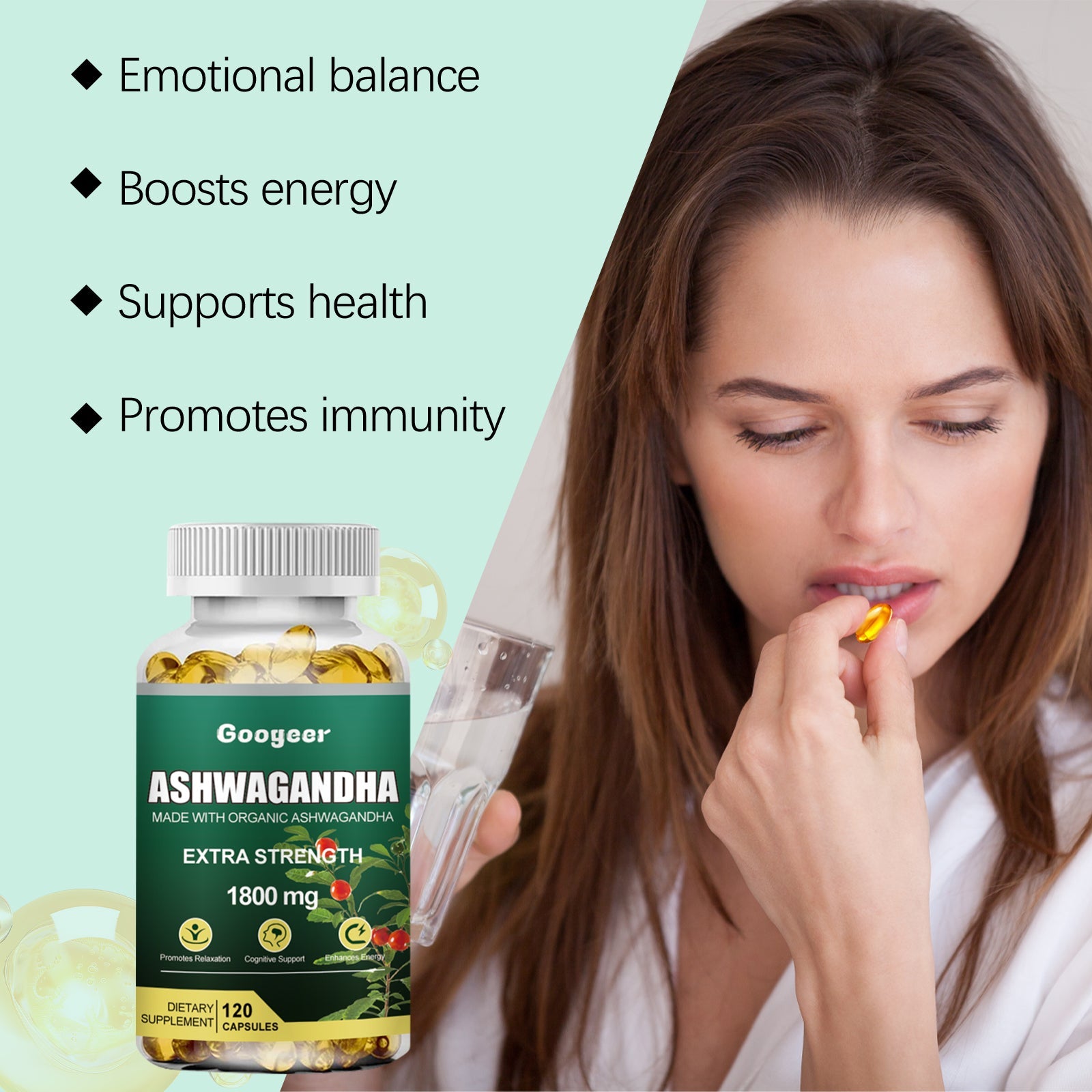 Daily Balance Dietary Supplement – with Glycerin, Vitamin C & Gelatin | Body Support Formula