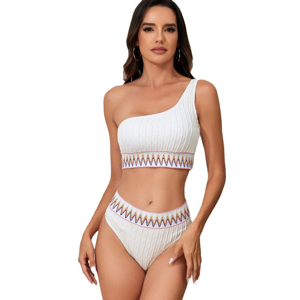 Split shoulder bikini - Classyfashion24.com