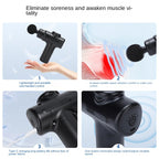 Mini Portable Massage Gun with 4 Heads - Classyfashion24.com