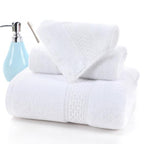 3-Piece Premium 100% Cotton Bath & Hand Towel Set