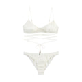 Embellished Triangle Cup Bra & Panty Set - Classyfashion24.com