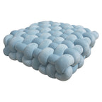 Seat cushion square woven pillow household plush cushion sofa bay window decorative pad