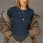 Yoga style fitness exercise long sleeved top T-shirt - Classyfashion24.com