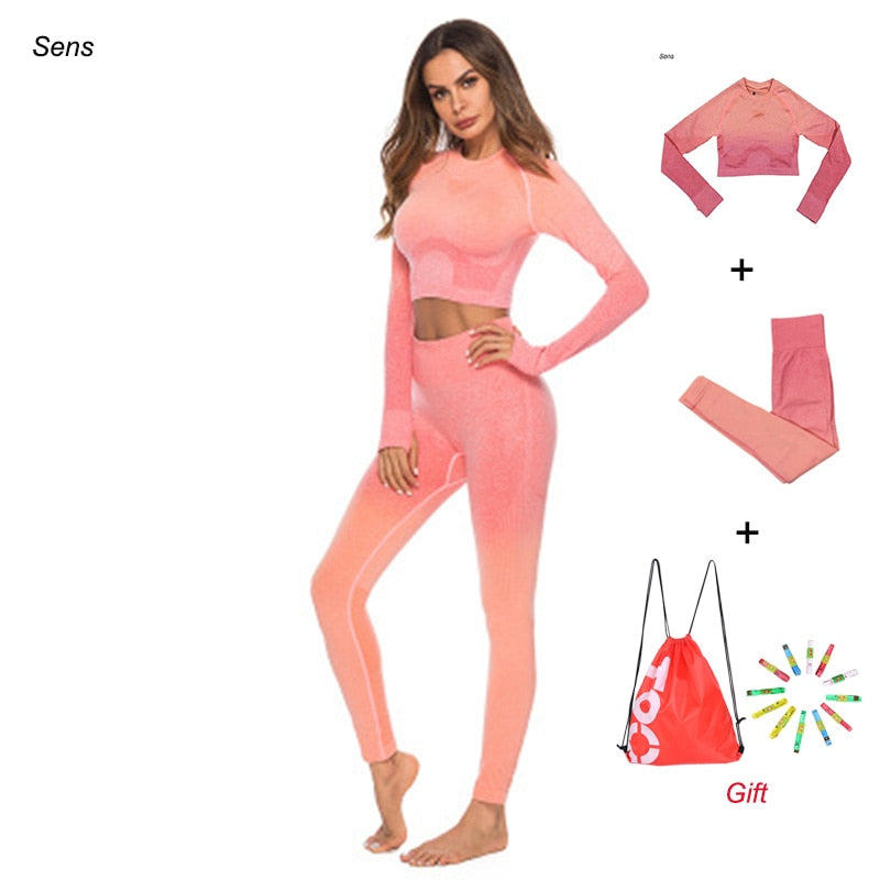 Winter Yoga Set with Leggings for Women