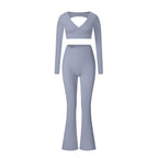 High-Waist Shaping Yoga Suit Set for Women - Classyfashion24.com