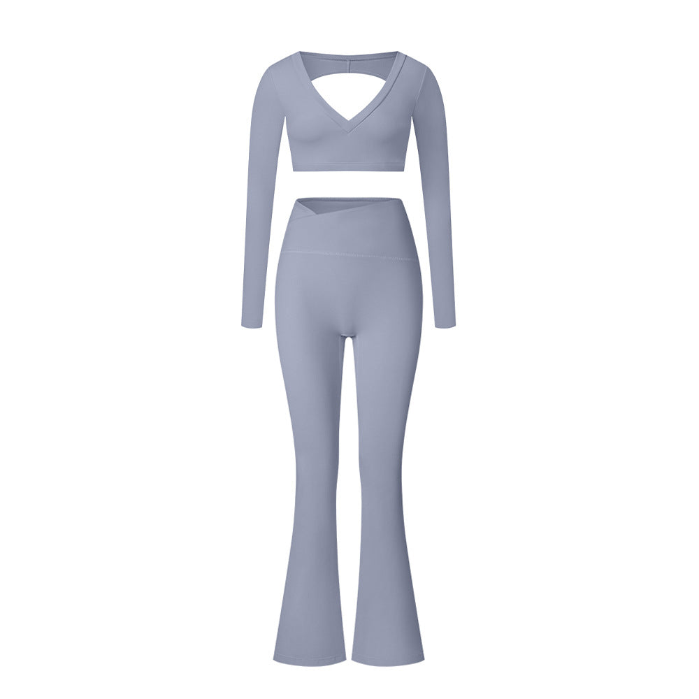 High-Waist Shaping Yoga Suit Set for Women