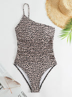Leopard print one-piece swimsuit - Classyfashion24.com