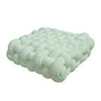 Seat cushion square woven pillow household plush cushion sofa bay window decorative pad