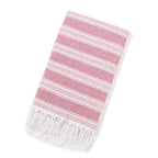 Turkish Striped Fringe Beach Towel – Quick Dry - Classyfashion24.com