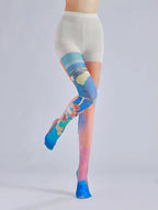 Small Group Patterned Pantyhose – Colorful Silk Style Velvet Stockings
