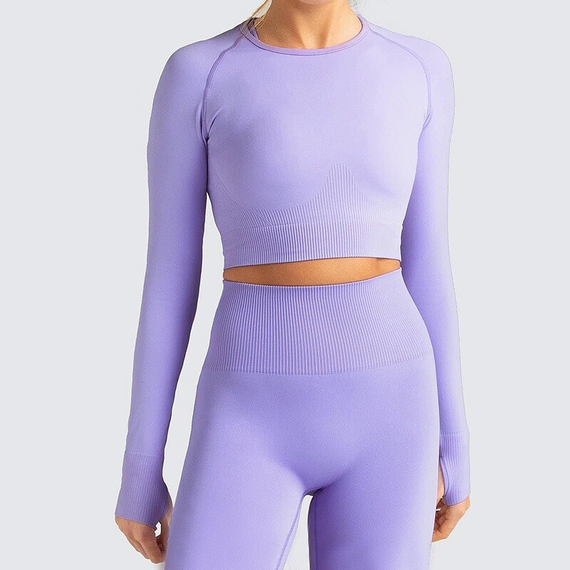 Women's Long Sleeve Top Gym Leggings