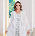 Muslim Long Robe Dress Middle Eastern Clothing  Long Sleeve Gown - Classyfashion24.com