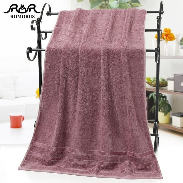 ROMORUS Bamboo Fiber Bath Towel Set
