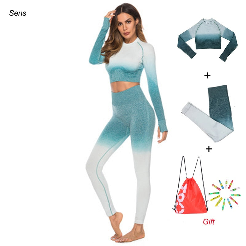 Winter Yoga Set with Leggings for Women