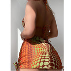 Strap up backless swimsuit for women - Classyfashion24.com