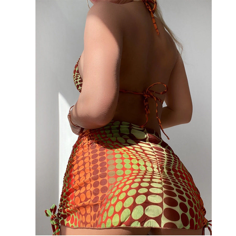 Strap up backless swimsuit for women - Classyfashion24.com