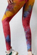 Tie-Dye High Waist Active Leggings - Classyfashion24.com